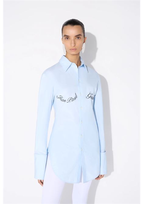 camicia jpg underboob donna azzurra JEAN PAUL GAULTIER | 25/33-F-CH088I-C07152